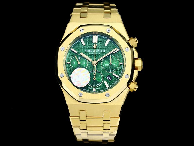 Audemars Piguet Royal Oak Chronograph – Oro Amarillo con Esfera Verde — Audemars Piguet