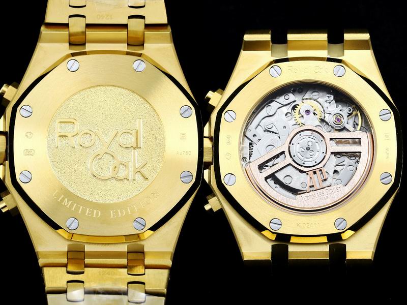 Audemars Piguet Royal Oak Chronograph – Oro Amarillo con Esfera Verde — Audemars Piguet
